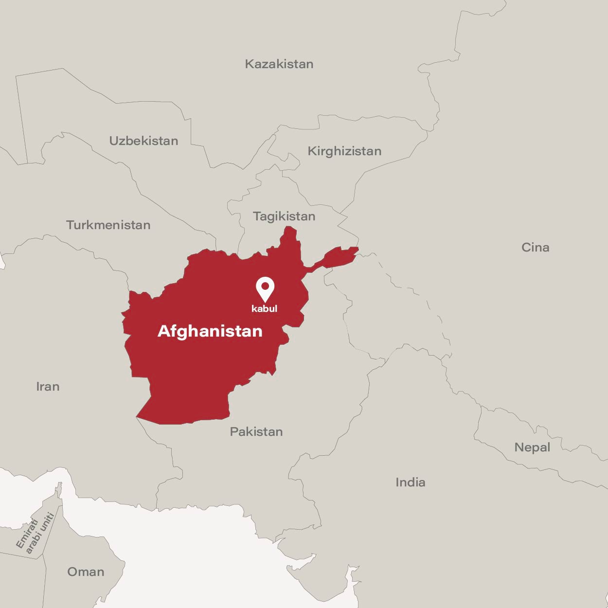 afghanistan Map