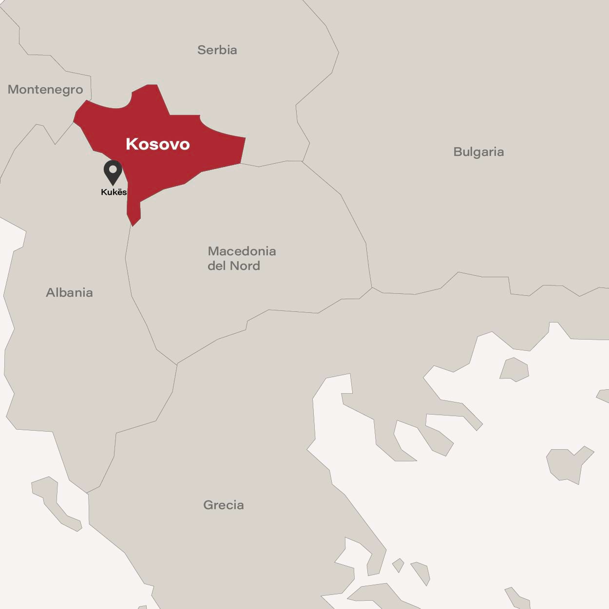 Kosovo Map