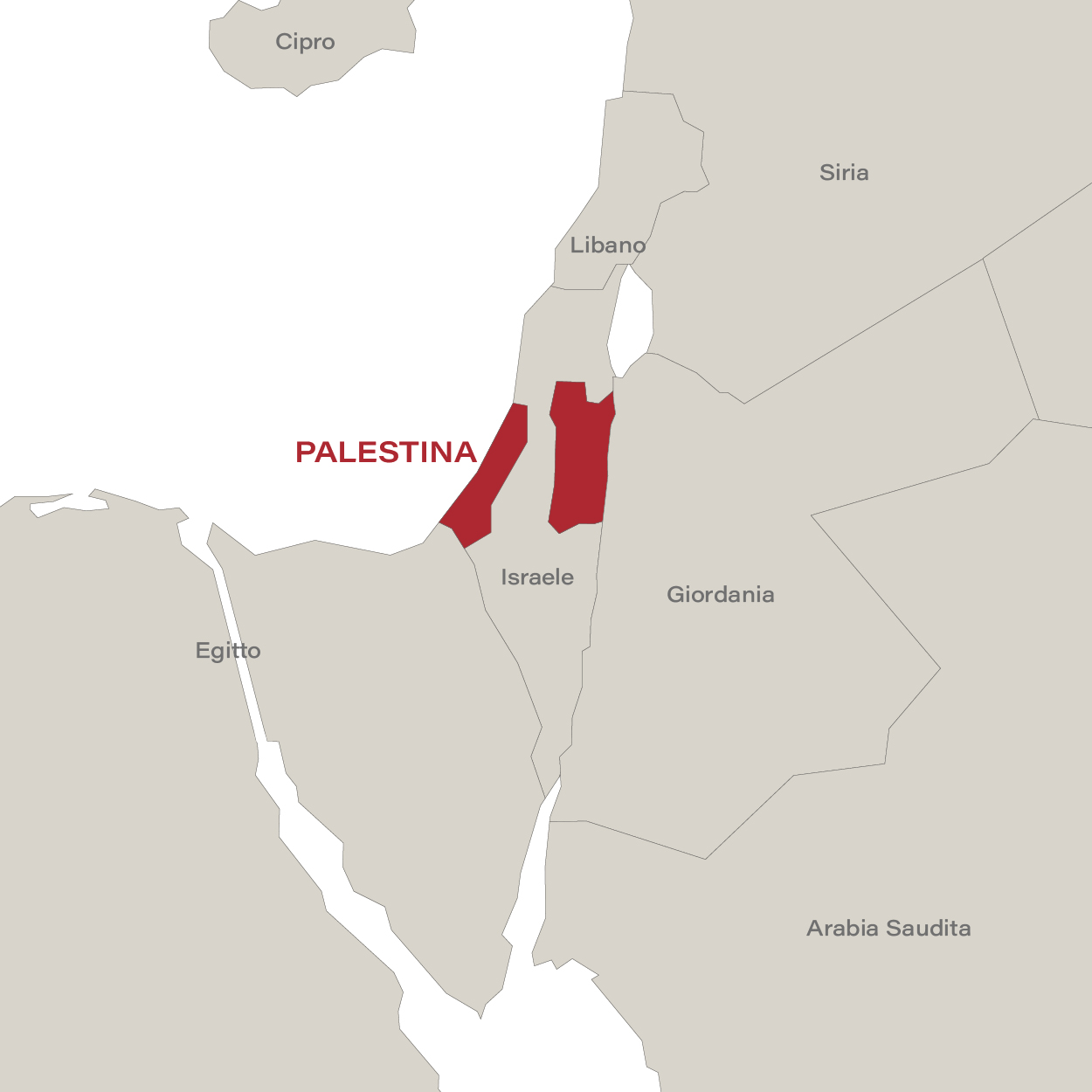 Palestina Map