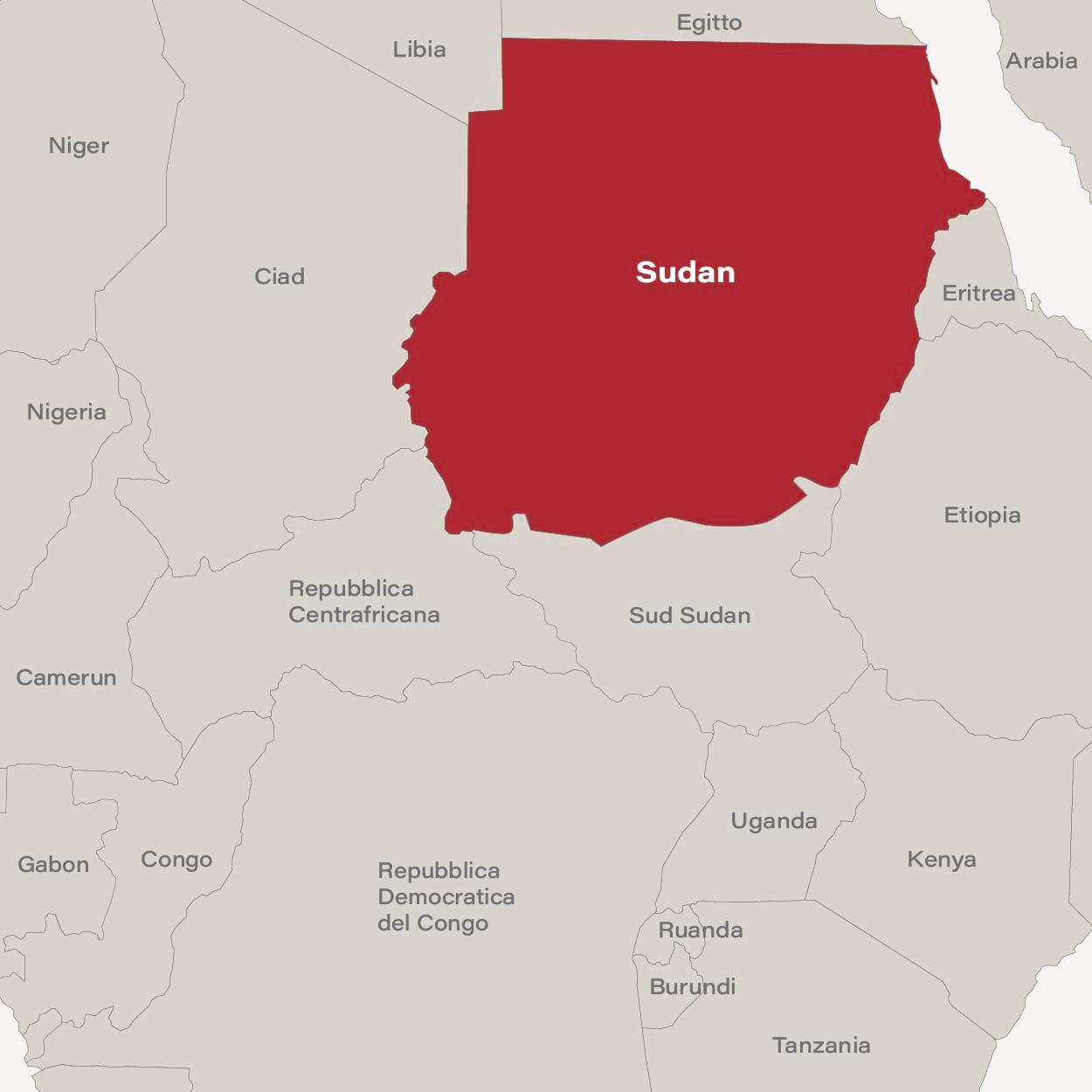 Sudan Map