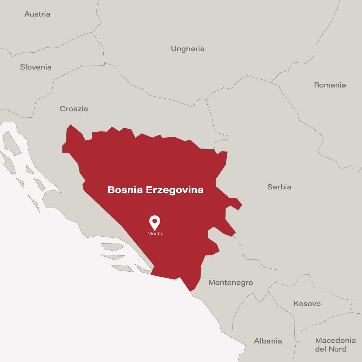 Bosnia Map